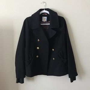 🎀 black peacoat 🎀